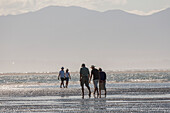 Late afternoon walk along the beach, Nelson, South Island, New Zealand