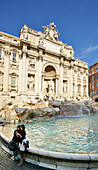 Trevi Fountain, Fontana di Trevi, Rome, UNESCO World Heritage Site Rome, Latium, Lazio, Italy