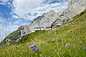 Aufstieg, Abstieg über Klamml zur Gruttenhütte, Ellmauer Halt, Wilder Kaiser, Tirol, Österreich