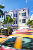 Art Deco hotel Shelley, Collins Avenue, Art Deco District, South Beach, Miami, Florida, USA