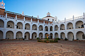 Main courtyard of the San Felipe Neri Church, Sucre, Chuquisaca Department, Bolivia