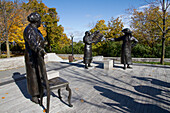 Women are persons statue on Parliament Hill, Ottawa, Ontario, Canada