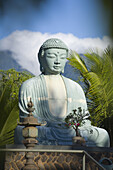 Hawaii, Maui, Lahaina Jodo Mission, Buddha statue.