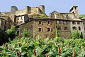 Belcastel village in Aveyron region, France