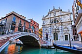 Italy , Venezia City , Canal, church