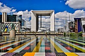 France , Paris City,La Defense District, the Gran Arche