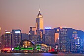 China,Hong Kong,Wanchai area Skyline