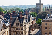 England,Oxfordshire,Oxford,Oxford University,View from The Sheldonian Theatre