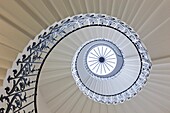 England,London,Greenwhich,Queen's House,The Tulip Staircase