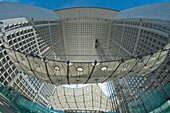 'Paris-La-Défense - The Grand Arch (Architects: Johann Otto von Spreckelsen and Erik Reitzel) - '' The suspended cloud '' imagined by the architect Paul Andreu'