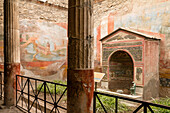 Casa della Fontana piccola, Antike Stadt Pompeji, Golf von Neapel, Kampanien, Italien, Europa