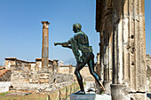 Apollotempel, Antike Stadt Pompeji, Golf von Neapel, Kampanien, Italien, Europa