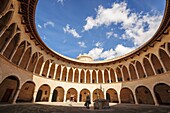 Circular cloister, Bellver Castle, - XIV century -, Palma de Mallorca Mallorca Balearic Islands Spain