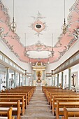 castle church, interior view, altar, Bayreuth, Bavaria, Germany