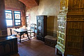 12th century, Aged, Alsace, ancient, architecture, Bas-Rhin, battlement, blue, building, castle, chair, charming, color image, cultural, culture, Europe, fort, fortification, fortress, France, furniture, haut, heritage, historic, history, holiday, horizon