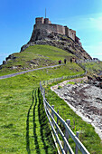 Lindisfarne castle, Holy Island, Northumberland, North East England, UK