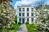 Villa at the Aussenalster of Hamburg, Northern Germany, Germany