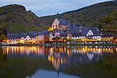 View of Beilstein in the evening light, Mosel, Rhineland-Palatinate, Germany, Europe