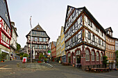 Eisenmarkt in the old town of Wetzlar, Lahn, Westerwald, Hesse, Germany, Europe