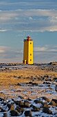 Nes Leuchtturm, Selvogur, Südisland, Island