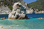 Rocks at Spiaggia Sansone, Elba Island, Tuscany, Italy