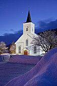 Church in Oppheim, Hordaland, Norway