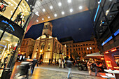 Preradovica square in the evening, Under Town, Zagreb, Croatia