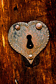 Heart-shaped lock, Styria, Austria