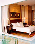 SINGAPORE, Asia, interior of bedroom at the Sentosa Hotel