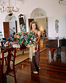 SRI LANKA, Asia, Galle, portrait of Olivia Richli, manager of the Amangalla Hotel in Galle.