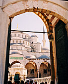 TURKEY, Istanbul, view of Sultan Ahmed Mosque