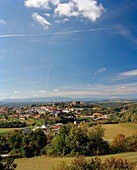 AUSTRIA, Bernstein, overall view of the town of Bernstein, Burgenland