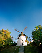 AUSTRIA, Podersdorf, windmill in the town of Podersdorf, Burgenland