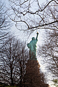 USA, New York, the Statue of Liberty on Liberty Island in New York Harbor