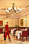VIETNAM, Hanoi, Sofitel Metropole Hotel, one of the dining rooms at the hotel