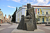 Skulptur in Capljina an der Neretva, Bosnien und Herzegowina