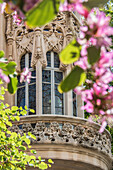 Art nouveau front, Gran Hotel, Palma de Mallorca, Majorca, Spain