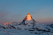 Matterhorn, Gornergrat, Zermatt, Kanton Wallis, Schweiz