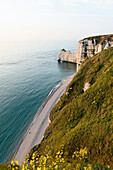 White cliffs, Porte d'Amant, Etretat, Seine-Maritime, Upper-Normandy, France