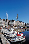 Vieux Bassin is the old part of the harbour, Honfleur, Lower Normandy, Normandy, France