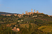 San Gimignano, Toskana, Italien