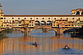 Arno and Ponte Vecchio, Florence, Tuscany, Italy