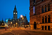3978 The Town Hall at night Manchester UK