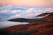 Clouds at sunset, El Teide National Park, Tenerife, Canary Island, Spain.