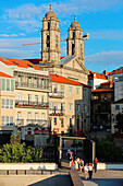 Co-Cathedral, Old Town, Vigo, Pontevedra, Galicia, Spain.