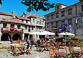 Plaza da Ferraría, Herrería-Platz, Pontevedra, Galicien, Spanien.