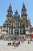 Kathedrale, Praza do Obradoiro, Santiago de Compostela, Provinz A Coruña, Galicien, Spanien