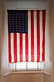 USA, Arkansas, Little Rock, MacArthur Museum of Arkansas Military History, USA flag