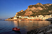 Italy, Sicily,  Aegadian Islands, Levanzo Island, view of the village