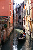 Italy, Venice, Couple in a gondola
